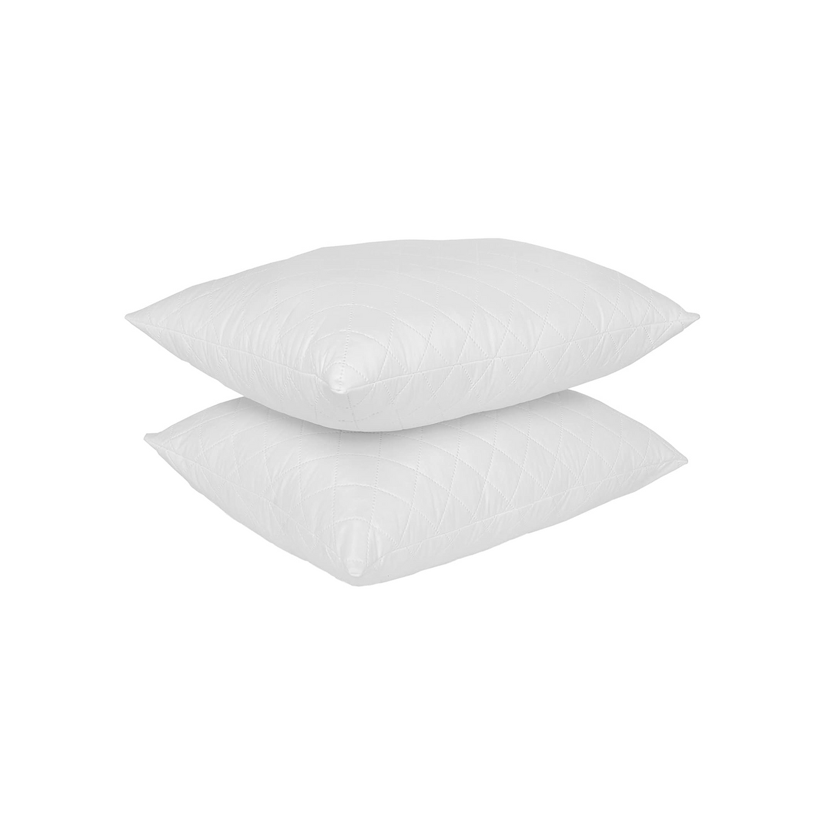 ROYAL COMFORT Luxury Bamboo Quilted Pillow - Twin Pack