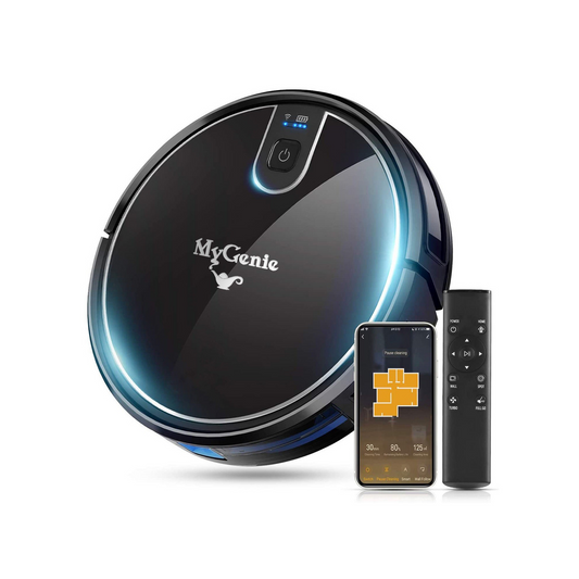 MYGENIE XSONIC WIFI PRO ROBITIC VACUUM - BLACK