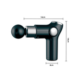 FITSMART LCD DISPLAY BLACK MINI MASSAGE THERAPY DEVICE