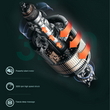 FITSMART LCD DISPLAY BLACK MINI MASSAGE THERAPY DEVICE