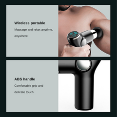 FITSMART LCD DISPLAY BLACK MINI MASSAGE THERAPY DEVICE