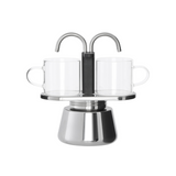 LEAF & BEAN PIAZZA MINI STOVETOP ESPRESSO MAKER 2 CUPS