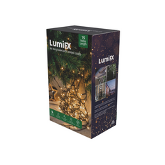 LUMIFX 300 LED POWERED STRING LIGHTS 8 LIGHTING EFFECTS 15 METRES WARM WHITE