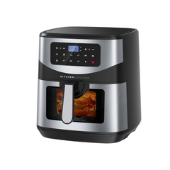 KITCHEN COUTURE 12L CLEAR VIEW DIGITAL AIR FRYER STAINLESS STEEL