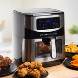 KITCHEN COUTURE 12L CLEAR VIEW DIGITAL AIR FRYER STAINLESS STEEL