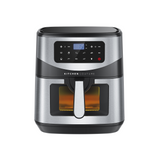 KITCHEN COUTURE 12L CLEAR VIEW DIGITAL AIR FRYER STAINLESS STEEL