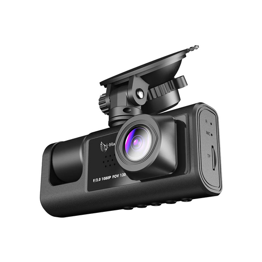 I-HAWK DEFENDER DUAL DASH CAMERA - BLACK