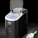 KITCHEN COUTURE COMPACT BENCHTOP ICE MAKER 1.2L - BLACK