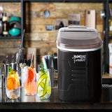 KITCHEN COUTURE COMPACT BENCHTOP ICE MAKER 1.2L - BLACK