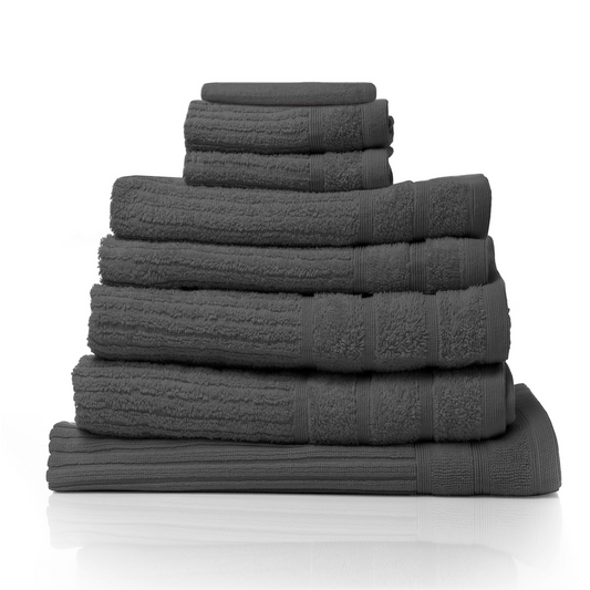 ROYAL COMFORT EDEN EGYPTIAN COTTON 600 GSM 8 PIECE TOWEL PACK