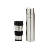 THERMOS COMBO PACK 1L SLIMLINE VACUUM FLASK & 420ML TUMBLER