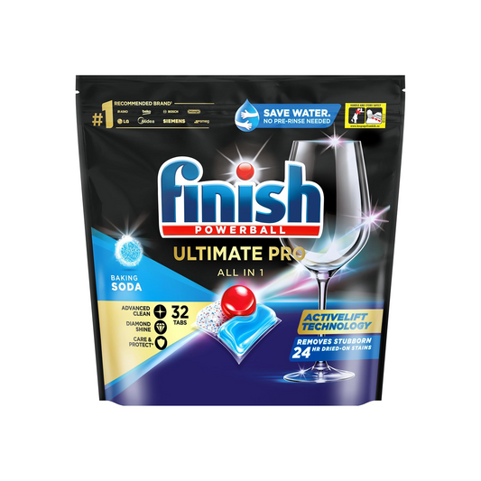 FINISH POWERBALL ULTIMATE PRO ALL IN 1 BAKING SODA  PK32