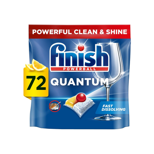 FINISH ALL IN 1 DISHWASHING TABLETS LEMON SPARKLE PK72
