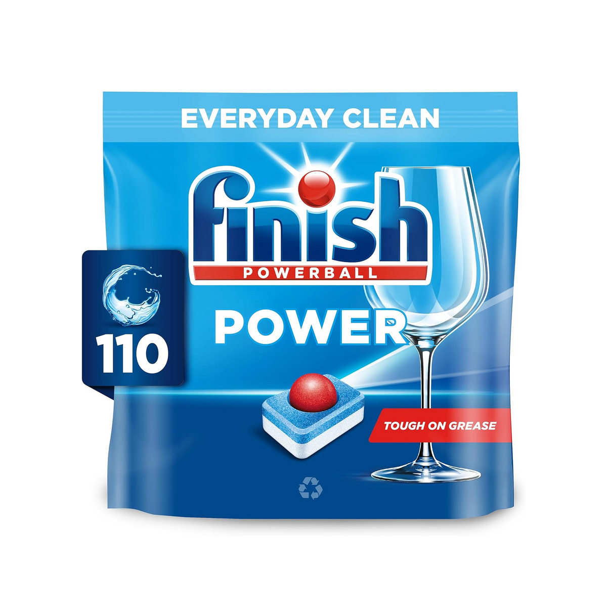 FINISH POWERBALL POWER EVERYDAY CLEAN AND SHINE ALL IN 1 TABLETS PK110