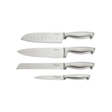 STANLEY ROGERS BANDED STRIPE KNIFE BLOCK 5PC SET