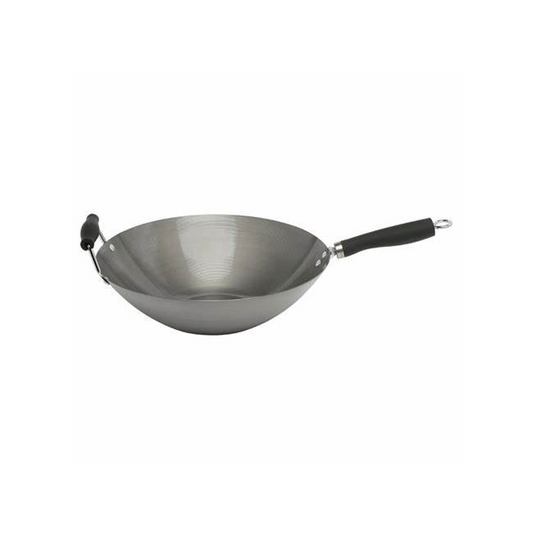 STANLEY ROGERS CARBON STEEL WOK BLACK 35CM