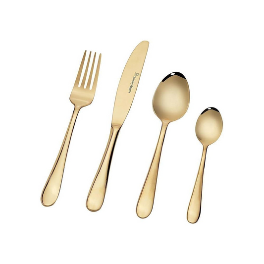STANLEY ROGERS ALBANY CHAMPAGNE GOLD 16PC CUTLERY