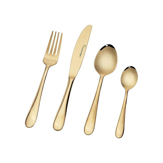 STANLEY ROGERS ALBANY CHAMPAGNE GOLD 24PC CUTLERY