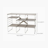 JOSEPH JOSEPH Level Plus Adjustable Shoe Rack - Triple