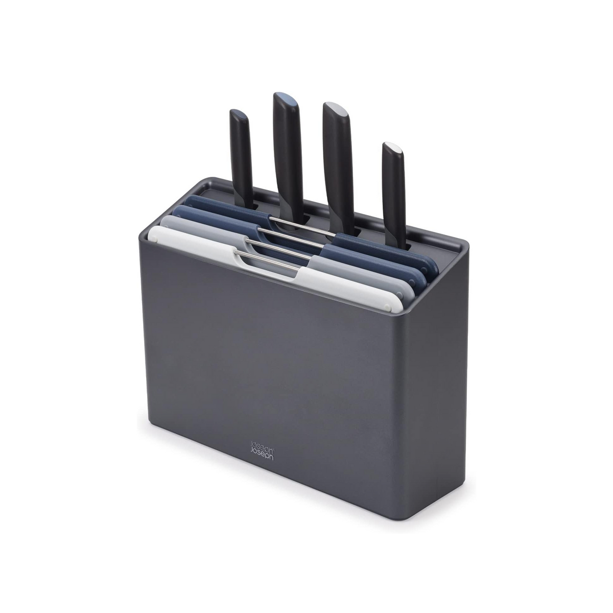 JOSEPH JOSEPH Folio Plus 8pc Knife&Brd Set (Graphite)