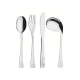 TRAMONTINA  4PC BABY FRIENDS STAINLESS STEEL SET