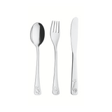 TRAMONTINA  3PC BABY FRIENDS STAINLESS STEEL SET