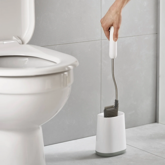 JOSEPH JOSEPH Flex Lite Steel Toilet Brush - White