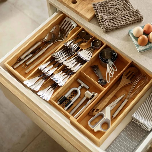 JOSEPH JOSEPH DrawerStore Bamboo Expandable Organiser