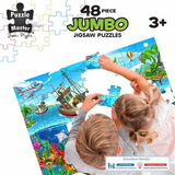 Puzzle Master 48 Piece Jumbo Floor Puzzle Fisherman’s Wharf