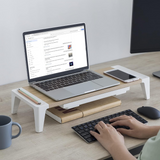 ACTIVIVA Ergolife Monitor Stand Riser with Storage Drawer