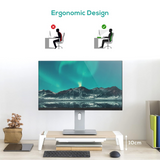 ACTIVIVA Ergolife Monitor Stand Riser with Storage Drawer