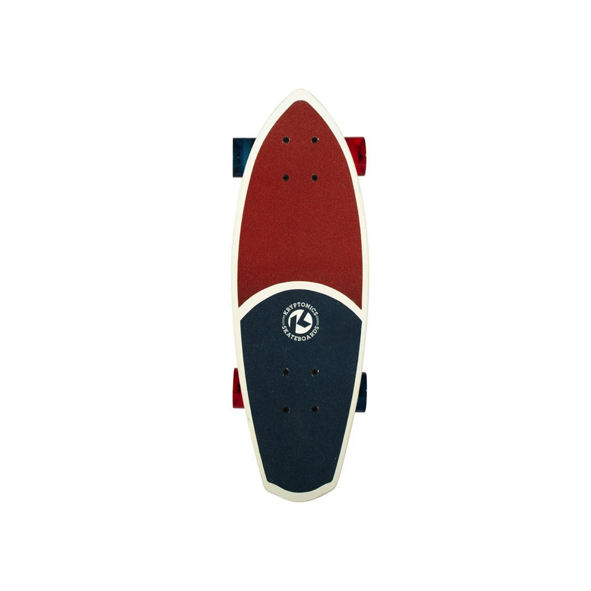 Bravo Sports Kryptonics KR23 Min Fat Cruiser Skateboard - Liberty Blue