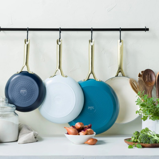 GREENPAN SHADES CERAMIC 3PC FRYPAN SET 20cm, 24cm and 28cm