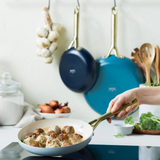 GREENPAN SHADES CERAMIC 3PC FRYPAN SET 20cm, 24cm and 28cm