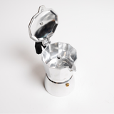 COFFEE CULTURE SILVER COFFEE MAKER - 3 CUP