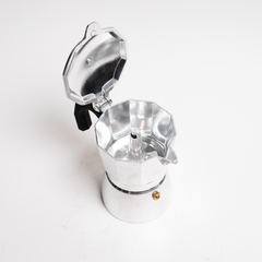COFFEE CULTURE SILVER COFFEE MAKER - 3 CUP