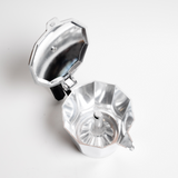 COFFEE CULTURE SILVER COFFEE MAKER - 6 CUP