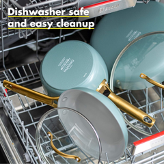 GREENPAN PADOVA CERAMIC FRYPAN SMOKEY BLUE