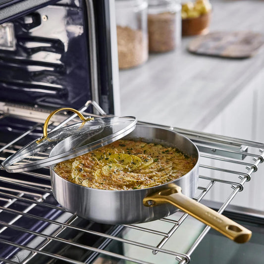 GREENPAN PADOVA STAINLESS STEEL INDUCTION 6 PIECE COOKWARE SET