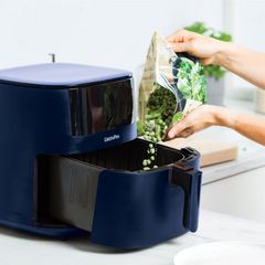 GREENPAN BISTRO AIRFRYER 7.2L WITH REMOVABLE BASKET OXFORD BLUE