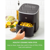 GREENLIFE AIRFRYER 4.7L BLACK