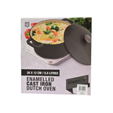 Classica Cast Iron Dutch Oven 26cm, Olive Green
