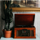 CROSLEY LANCASTER TURNTABLE WITH BLUETOOTH - PAPRIKA