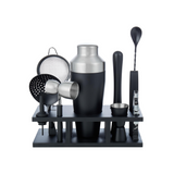 DAVIS & WADDELL BAR SET WITH STAND 11PCE