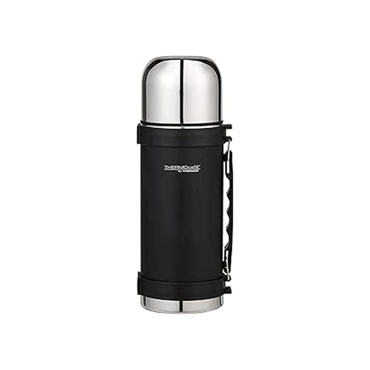 THERMOS VACUUM INSULATED FLASK 1L MATTE BLACK