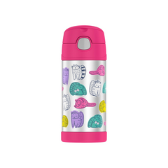 THERMOS FUNTAINER VACUUM INSULATED DRINK BOTTLE 355ML CATS