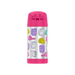 THERMOS FUNTAINER VACUUM INSULATED DRINK BOTTLE 355ML CATS