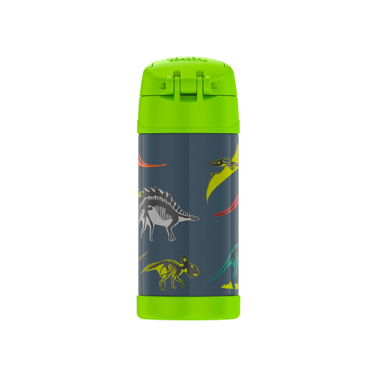 THERMOS FUNTAINER VACUUM INSULATED DRINK BOTTLE 355ML DINOSAURS