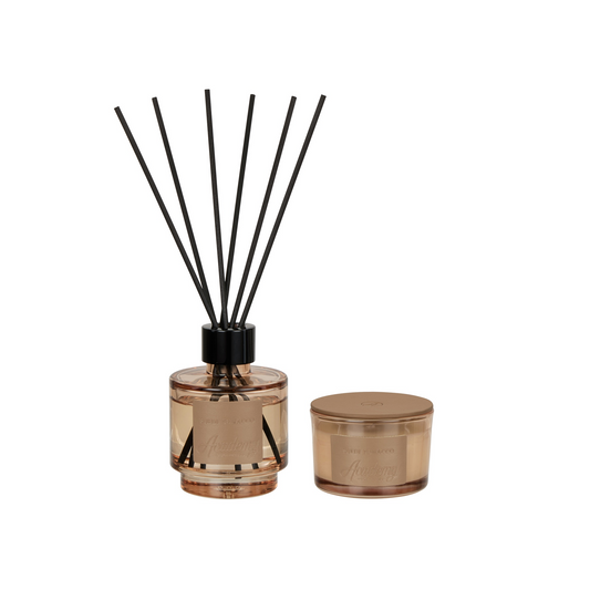 ACADEMY SUEDE TOBACCO FRAGRANCE SET 100ML/90G