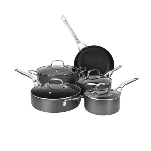 SWISS DIAMOND SWISS DIAMOND HARD ANODISED 5PC COOKWARE SET
